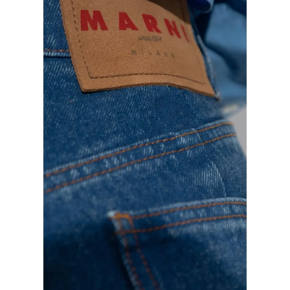 Jeans med logo
