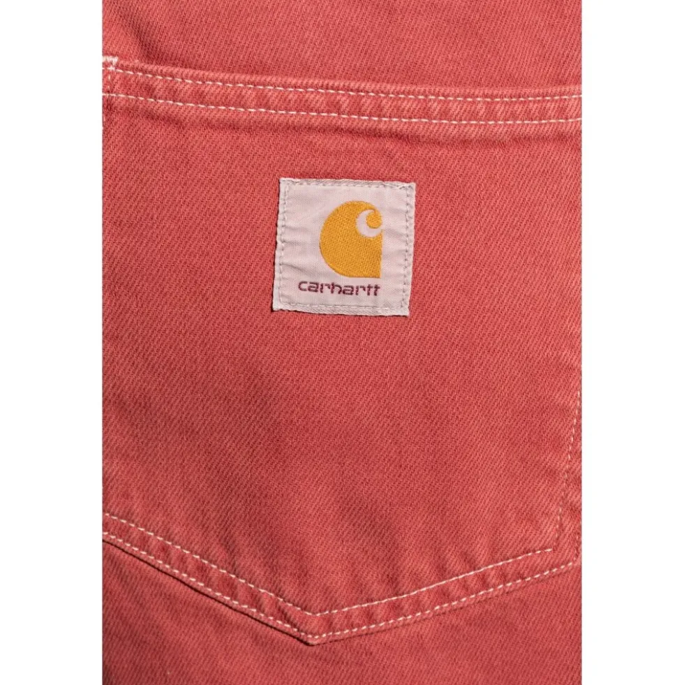 Jeans med logo patch