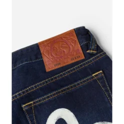 Jeans med trykte lommer