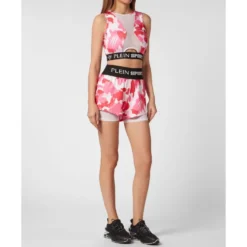 Jogging Cropped Top Camouflage
