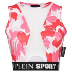 Jogging Cropped Top Camouflage