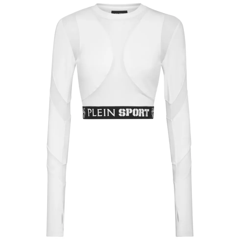 Jogging Cropped Top LS Multicut