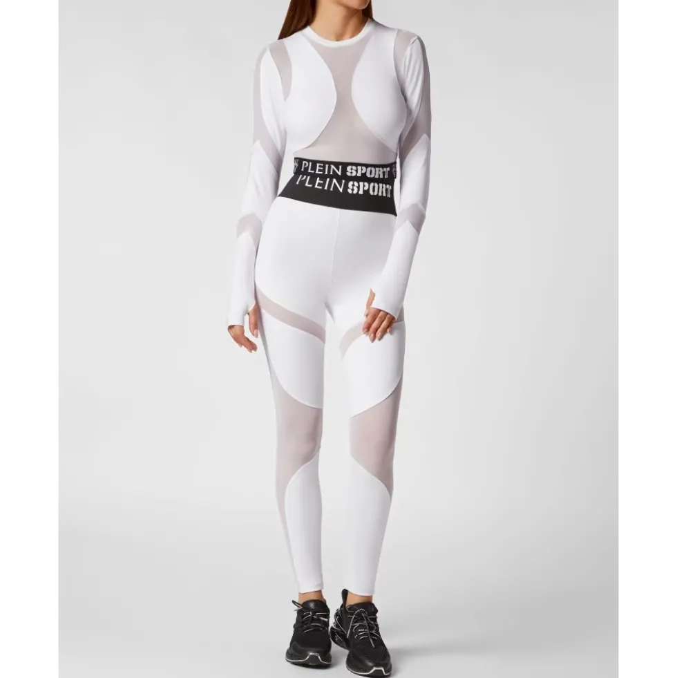 Jogging Cropped Top LS Multicut