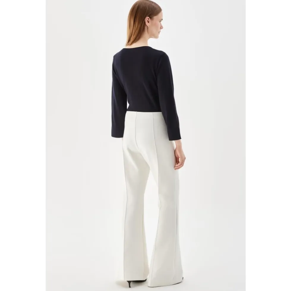 Karin Flare Pintuck Trousers