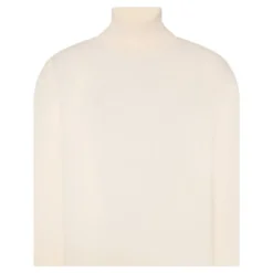 Kashmir Turtleneck Sweater Hvid