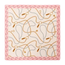 Kæde & Perler Bandana - Pink Silke