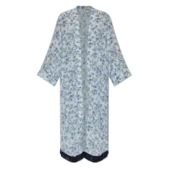Kimono med blomstermotiv