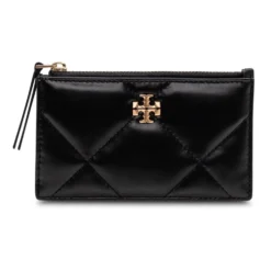 Kira Diamond Quilt Zip Card Case