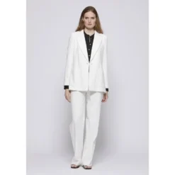 Klassisk Blazer Jakke Off White