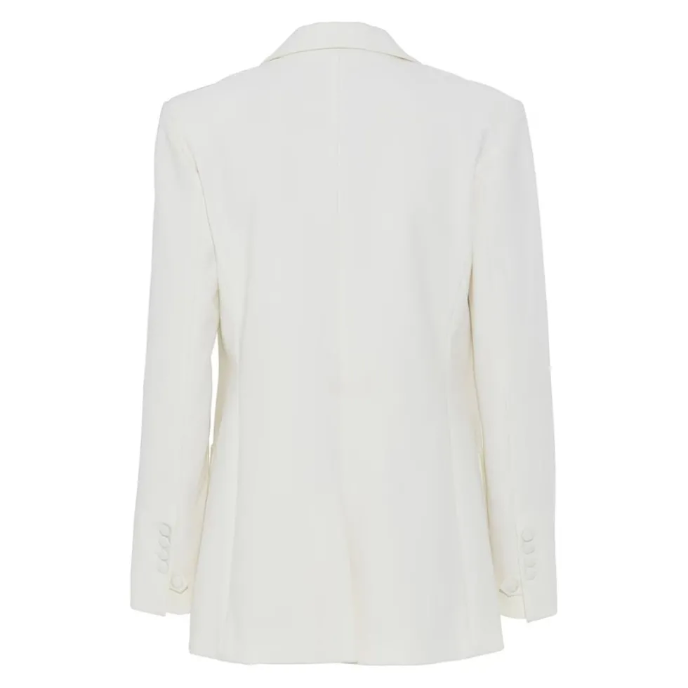 Klassisk Blazer Jakke Off White