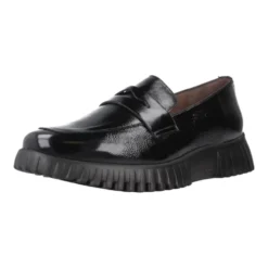 Klassiske Loafers i Sort Laklæder