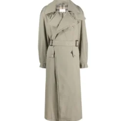 Knappet ternet trenchcoat