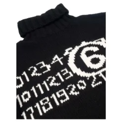 Knit Mini Dress with Maxi Logo