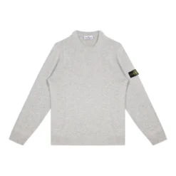 Kompas-Patch Melange Grå Jumper
