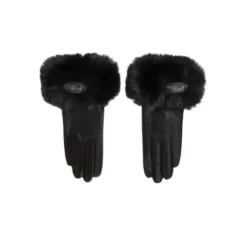 K/Signature Faux-Fur Handsker