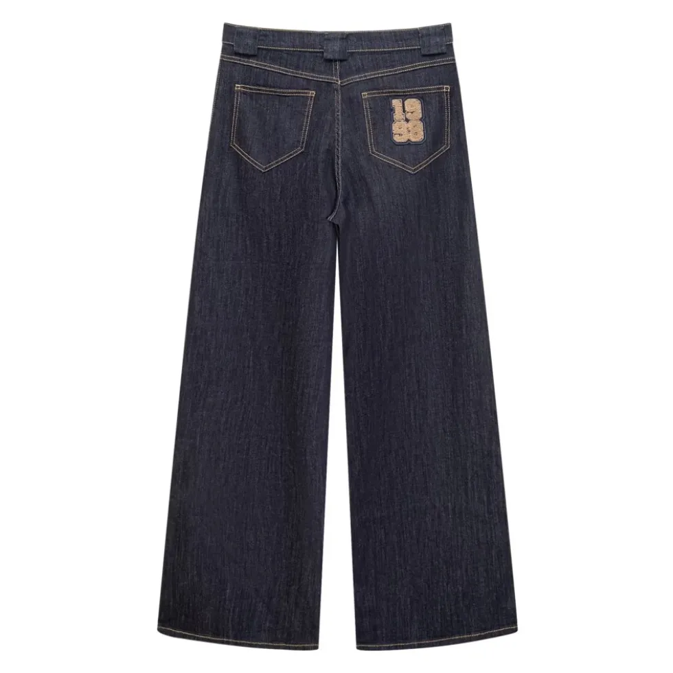 La Mia Bambina Wide-leg Jeans