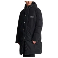 Lang Dunjakke i Nylon