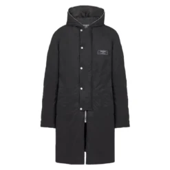 Lang Dunjakke i Nylon