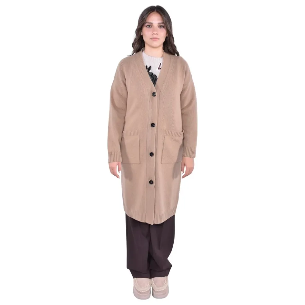 Lang Oversized Uld Cardigan
