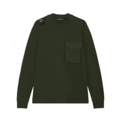 Langærmet Cargo Lomme T-shirt
