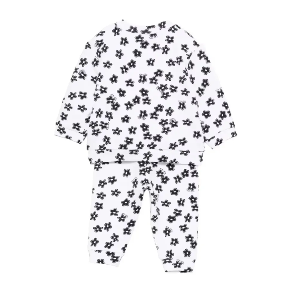 Langærmet jakke, T-shirt og leggings sæt