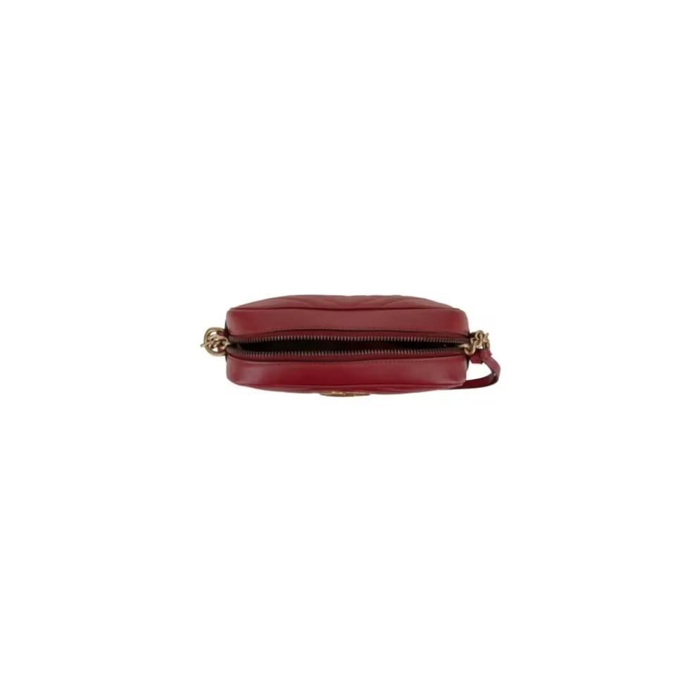 Læder Crossbody Taske med Logo Hardware
