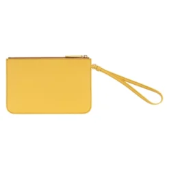 Læder Dame Clutch Taske med Lynlås