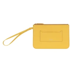 Læder Dame Clutch Taske med Lynlås