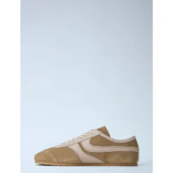 Læderkantede Suede Sneakers