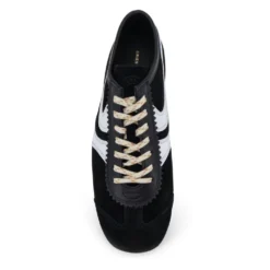 Læderkantede Suede Sneakers