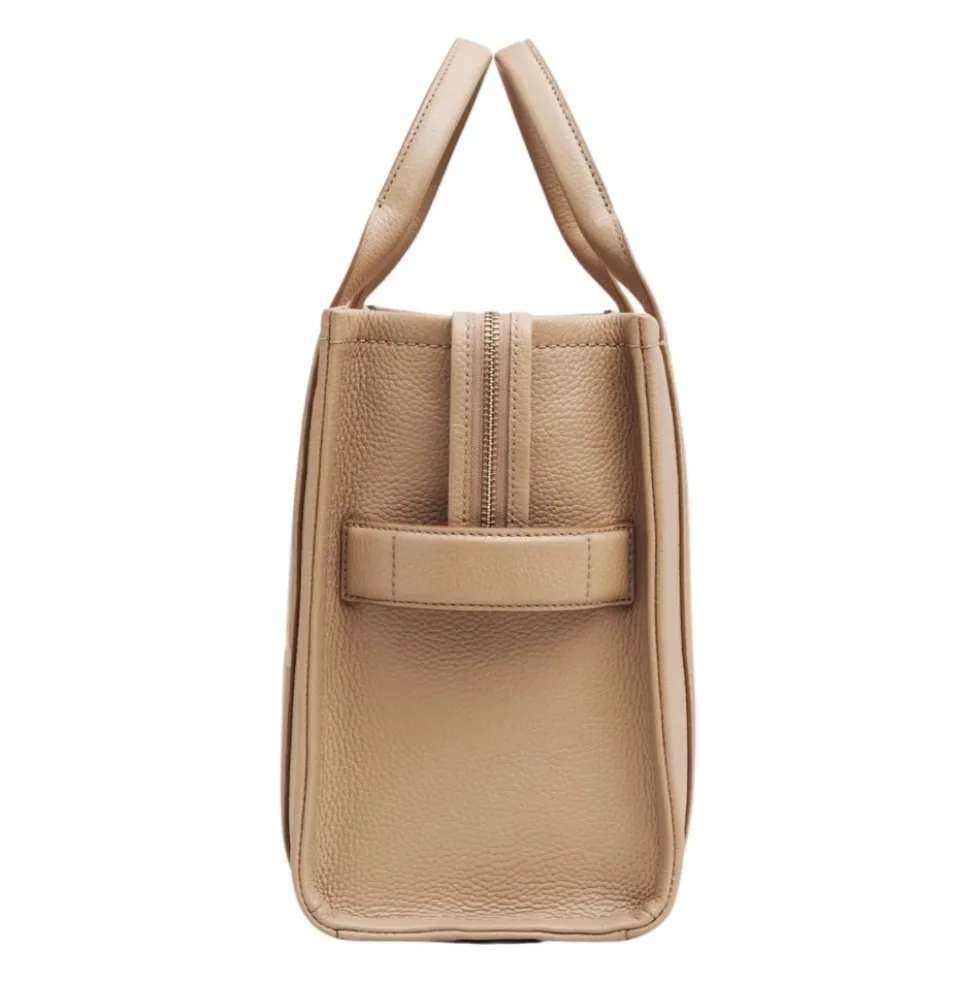 Læder Medium Tote Bag
