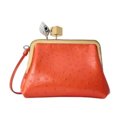 Le Berlingot Small Leather Clutch Bag