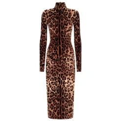 Leopard Maxi Kjole
