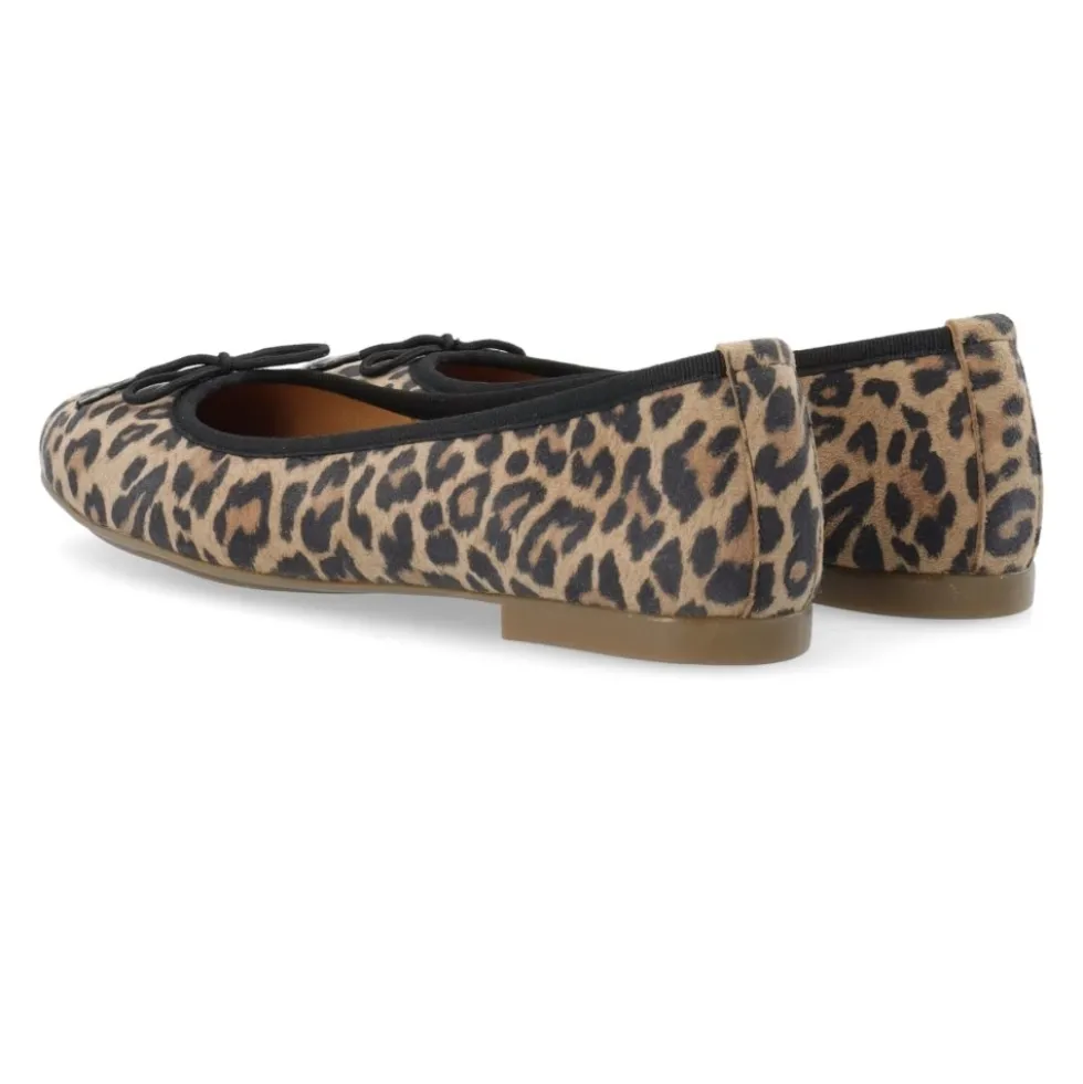 Leopard Print Ballerina Sko