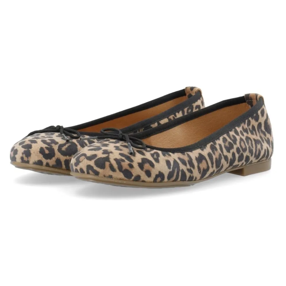 Leopard Print Ballerina Sko