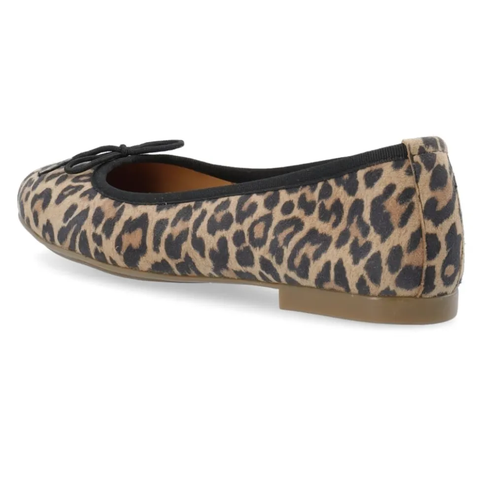 Leopard Print Ballerina Sko