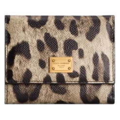 Leopard-print Dauphine Wallet