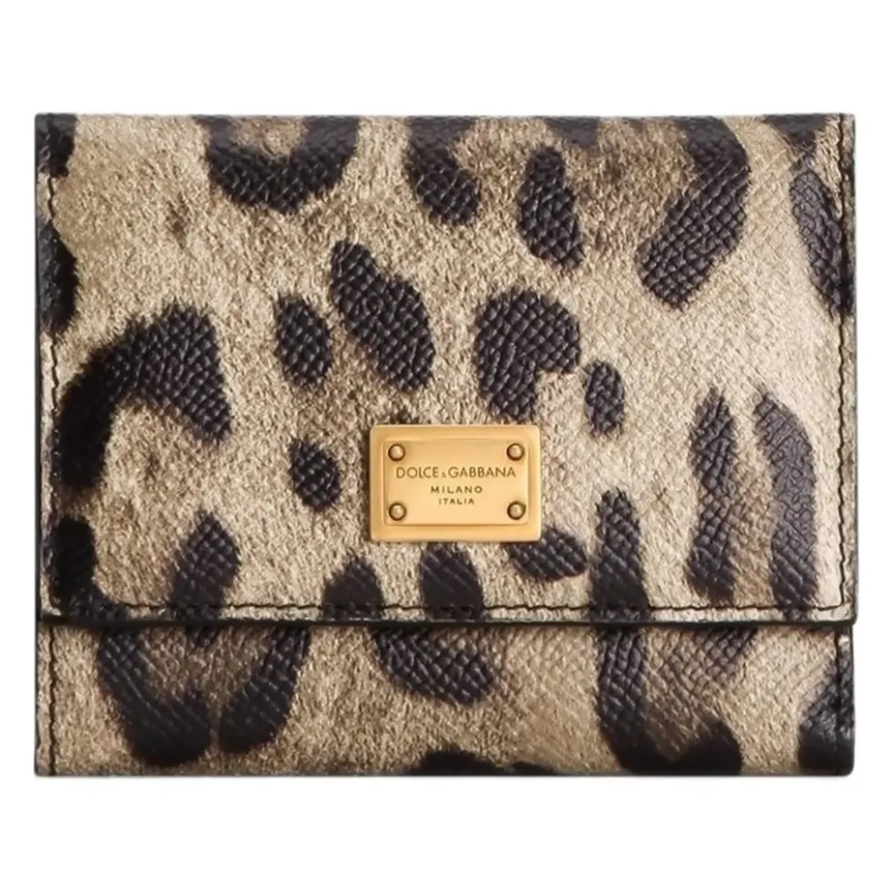 Leopard-print Dauphine Wallet