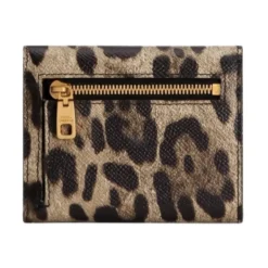 Leopard-print Dauphine Wallet