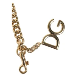 Leopard Print Gold Brass Kæde Skuldertaske Rem