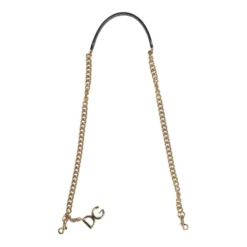Leopard Print Gold Brass Kæde Skuldertaske Rem