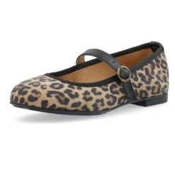 Leopard Print Mary Jane Ballerinaer