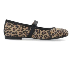 Leopard Print Mary Jane Ballerinaer