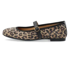 Leopard Print Mary Jane Ballerinaer