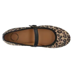 Leopard Print Mary Jane Ballerinaer