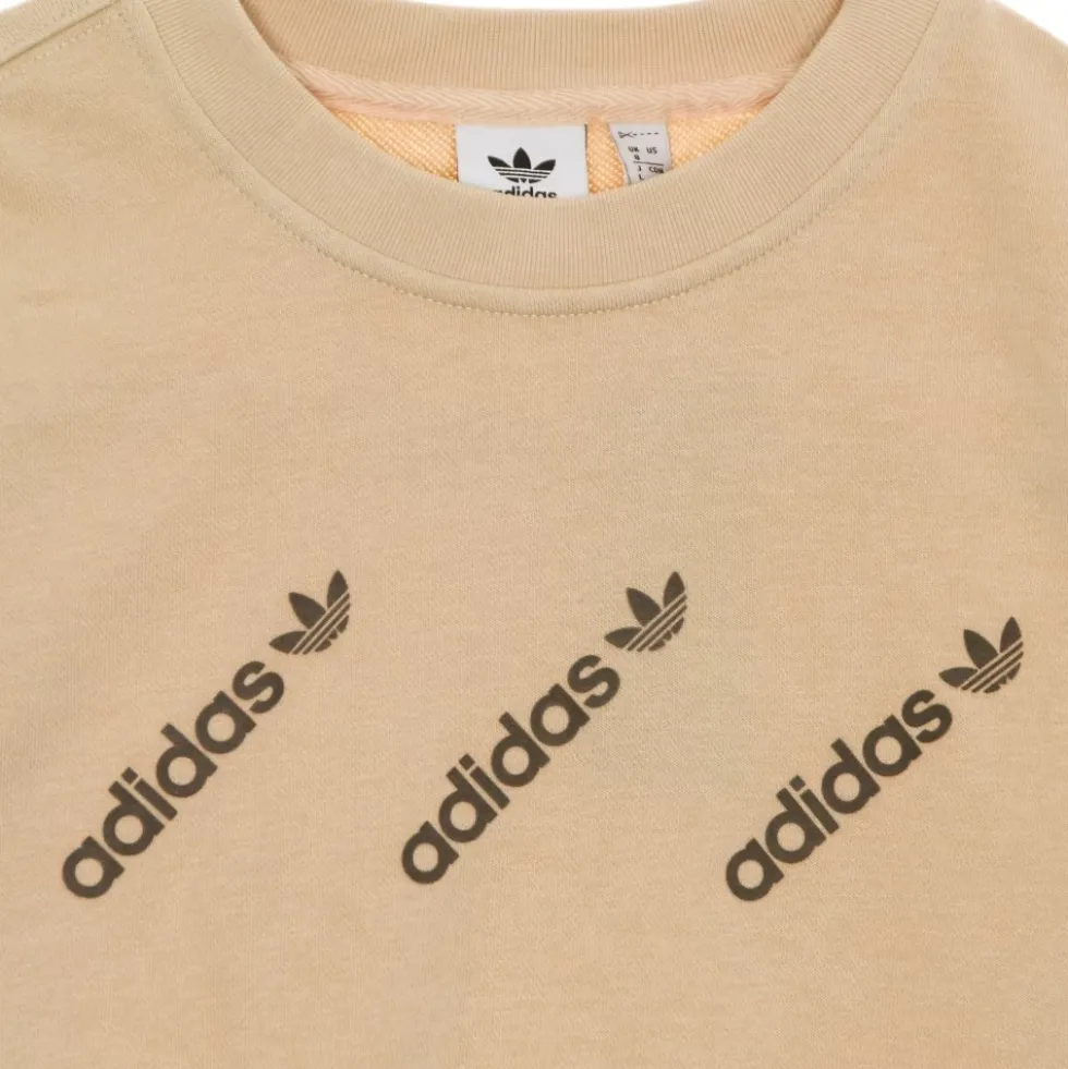 Letvægtssweatshirt med rund hals
