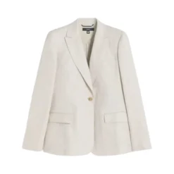 Linen Canvas Blazer