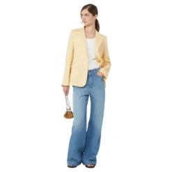 Linen Canvas Blazer