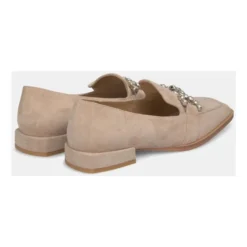 Loafer med rhinestone spænder