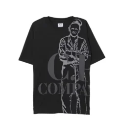 Logo-broderet bomulds T-shirt